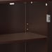 ⭐Bathroom Floor Cabinet Storage Double Doors Organizer w/Adjustable Shelf Brown