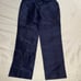 Ralph Lauren Collection Purple Label Blue Iridescent Silk Capri Pants 6
