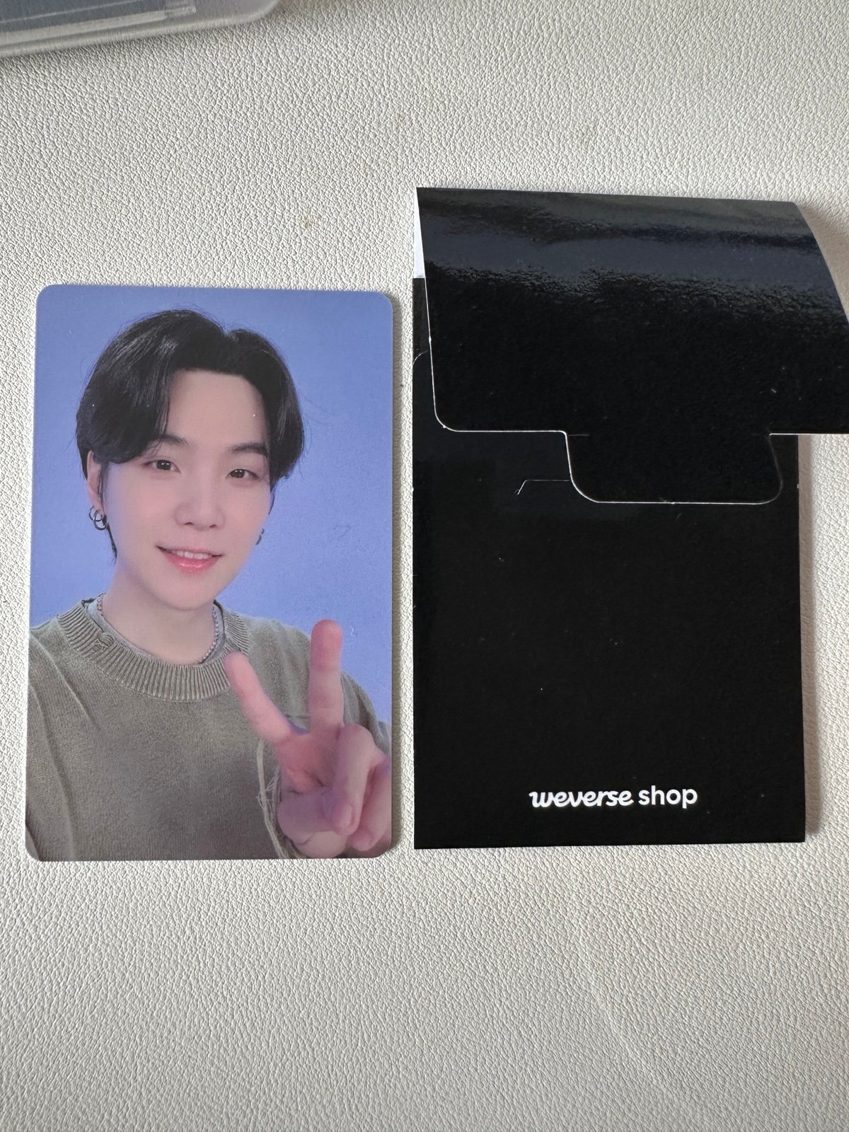 BTS SUGA PHOTOCARD WEVERSE SHOP