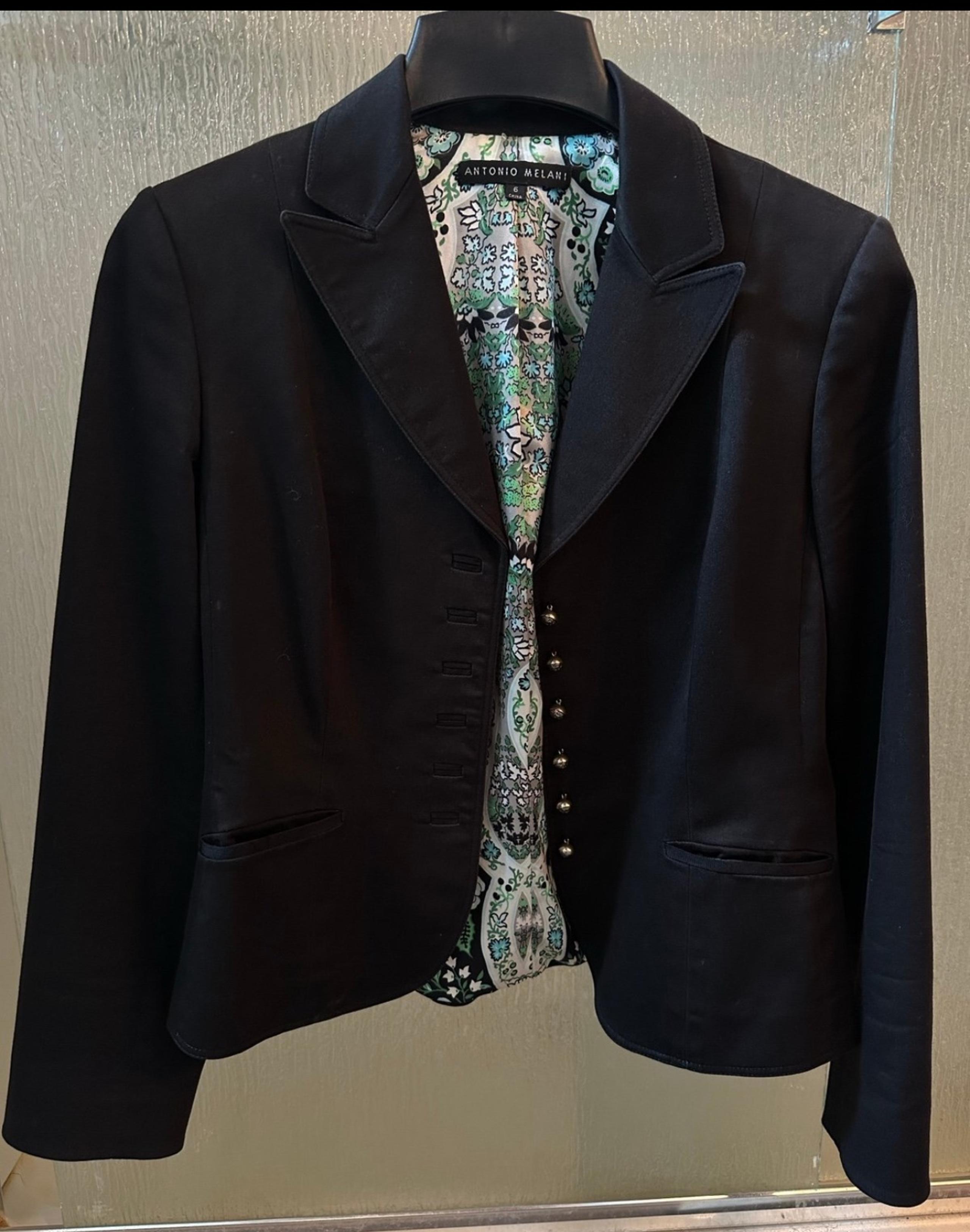 Women’s Antonio Melani Dress Blazer Jacket Black Size 6 Small