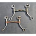 LOT of 4 BITs COPPER Horse Mule Pony Western English Tack Decoration DIY