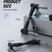 3 Inch Guitar Patch Cable Guitar Effect Pedal Cables Black 6 Pack