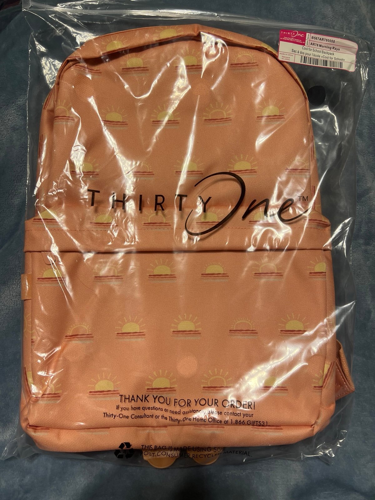 New Thirty -One Backpack