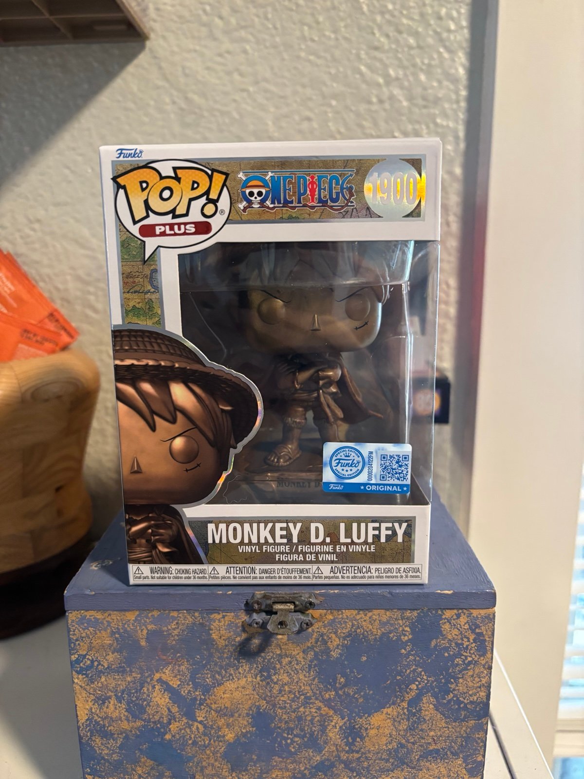 One Piece Monkey D. Luffy Statue Funko Pop Funko Shop Exclusive