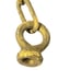 Vintage Metal Gold Tone Long Linked Chain for Lighting Chandelier 66 inches