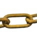 Vintage Metal Gold Tone Long Linked Chain for Lighting Chandelier 66 inches