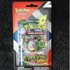 Pokemon TCG: Evolving Skies + Chilling Reign Blister Booster Packs & Celebi Pin