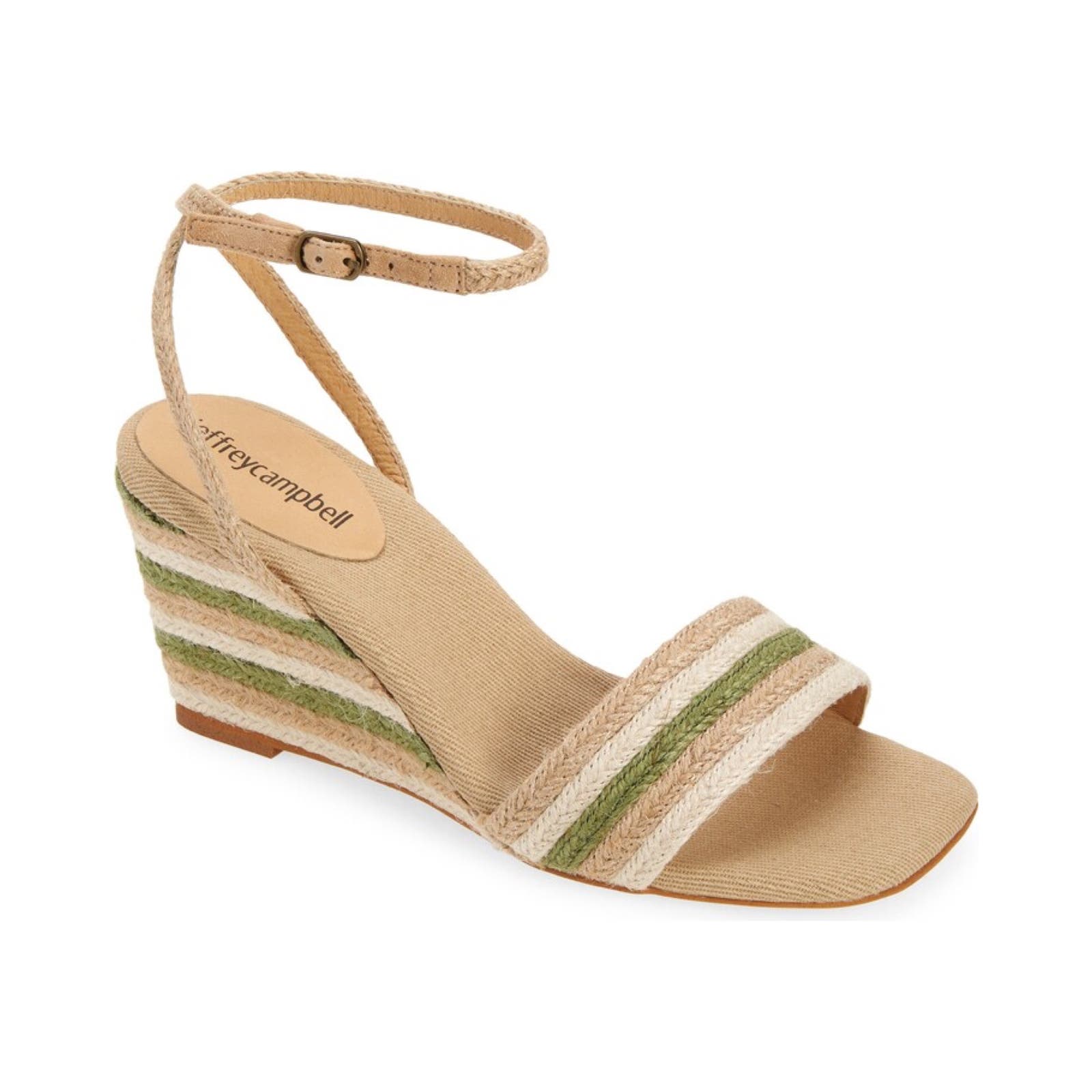 Jeffrey Campbell Sailboat Ankle Strap Wedge Sandal Size 6.5