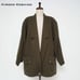 Hiroko Koshino Wool 100% Coat Jacket Dark Green 9*YC840