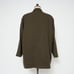 Hiroko Koshino Wool 100% Coat Jacket Dark Green 9*YC840