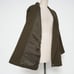Hiroko Koshino Wool 100% Coat Jacket Dark Green 9*YC840
