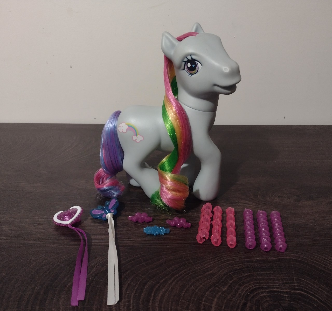 Jumbo 9 My Little Pony Styling Pony Rainbow Dash Set