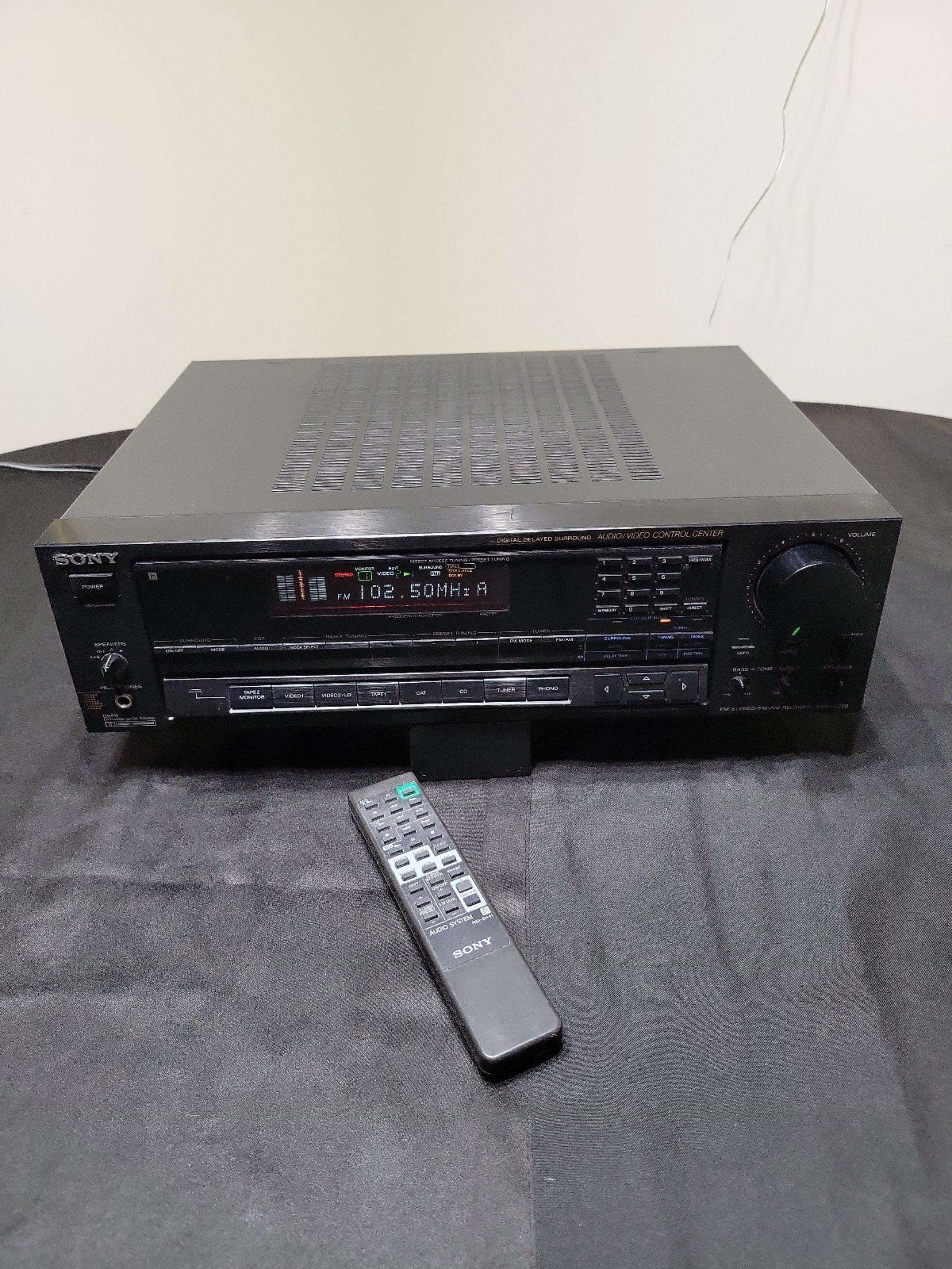 Vintage Sony STR-AV720 FM/AM Stereo Digital Delayed Audio/Video Control Center