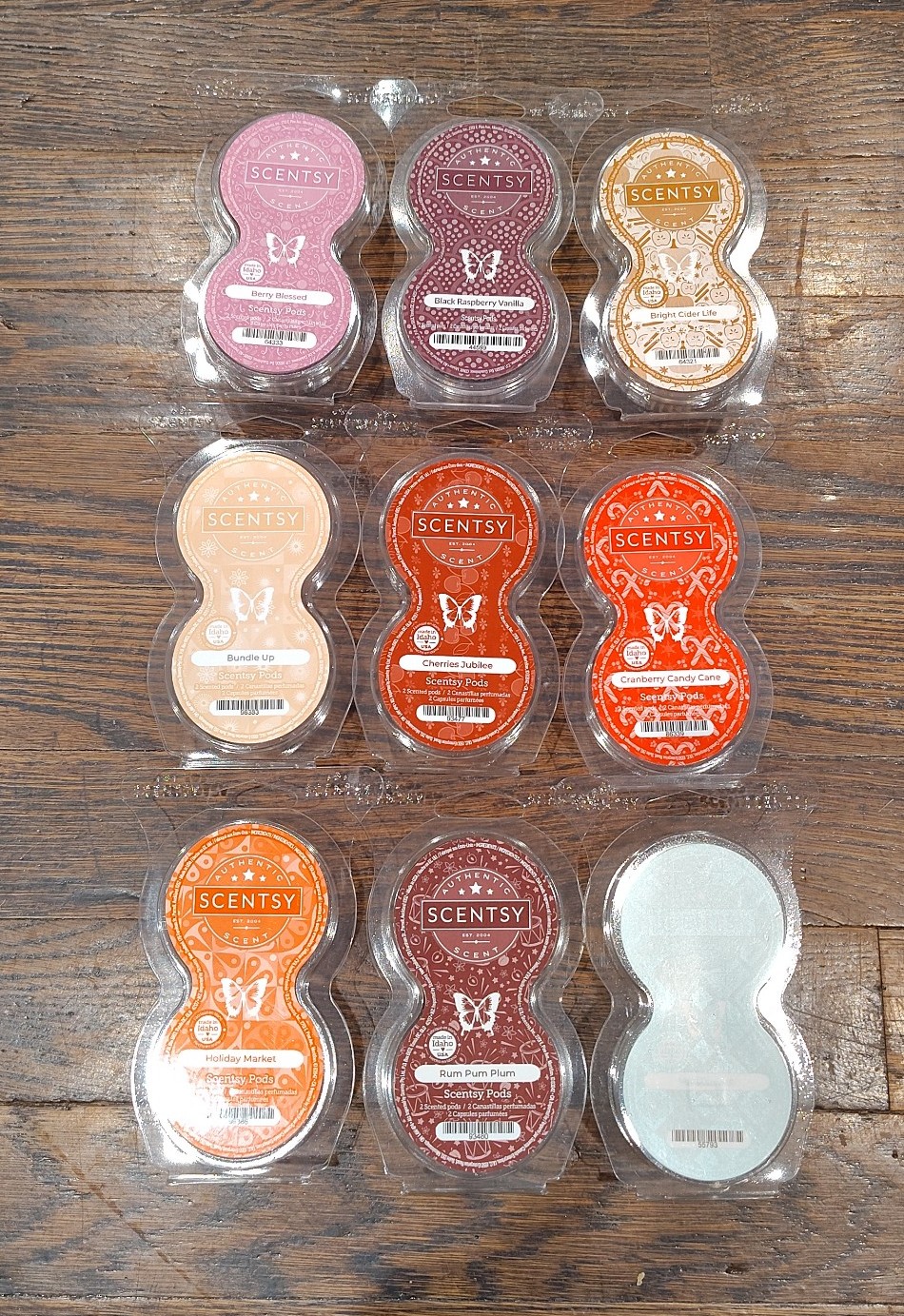 Scentsy Pod Twin Pack Bundle - Lot of 9 - Free Shipping