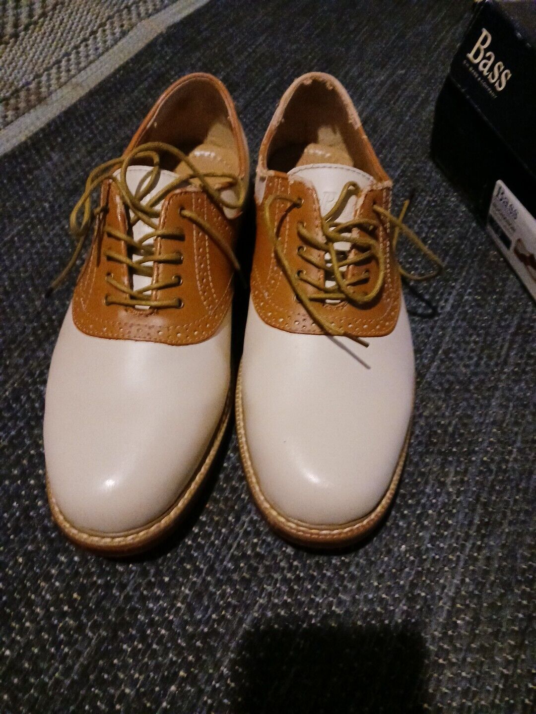 G H Bass & Co. Men's Buchanon Sand Shell Whiskey Dress Shoes Size 11D