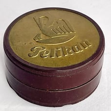 Vintage PELIKAN Round Bakelite Box