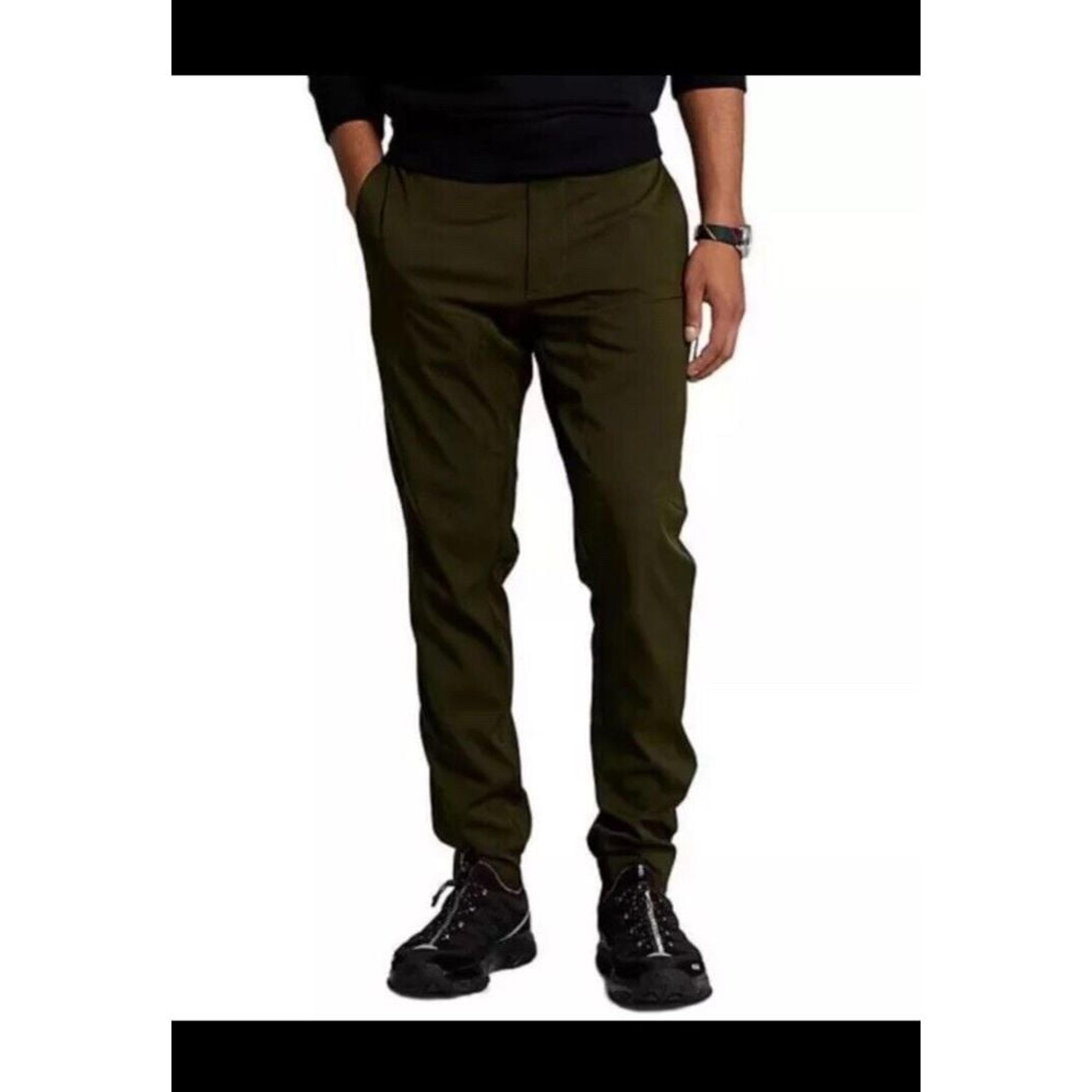 Polo Ralph Lauren Men's Green Performance Slim-Fit  Stretch Jogger Pants Size 38