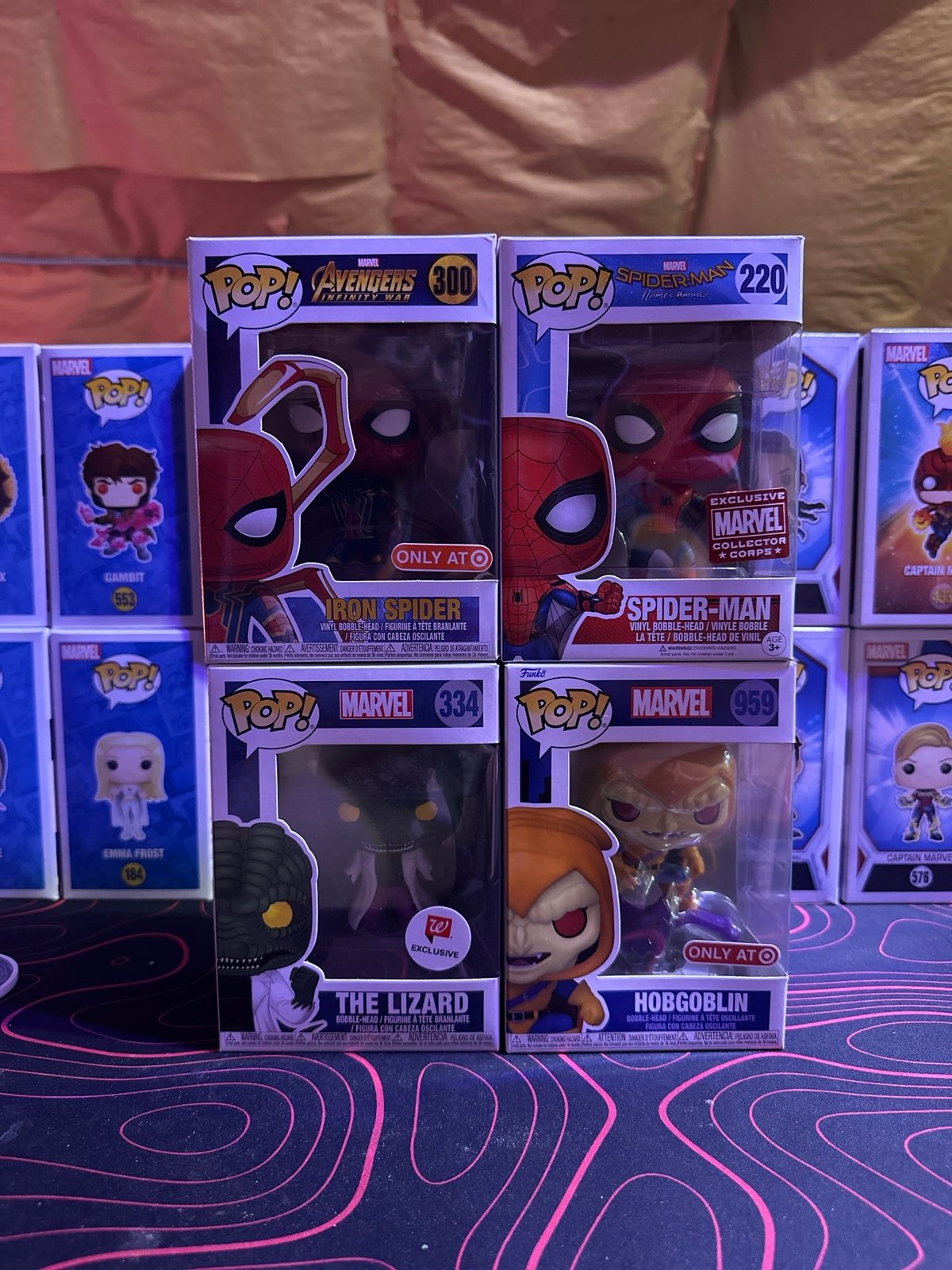 Spider-Man Funko Pop Lot