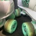 Roller Derby roller star teal cheetah skates