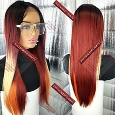 Firestarter celebrity ombre lace wig