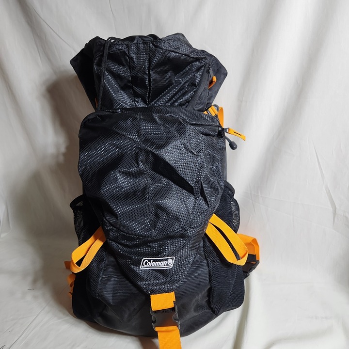 Coleman Black and Orange Internal Frame Waterproof Backpack Hiking Outdoor
