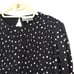 GANNI Smocked Polka Dot Mini Dress Sz 38