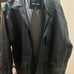100% leather pierre cardin men jacket