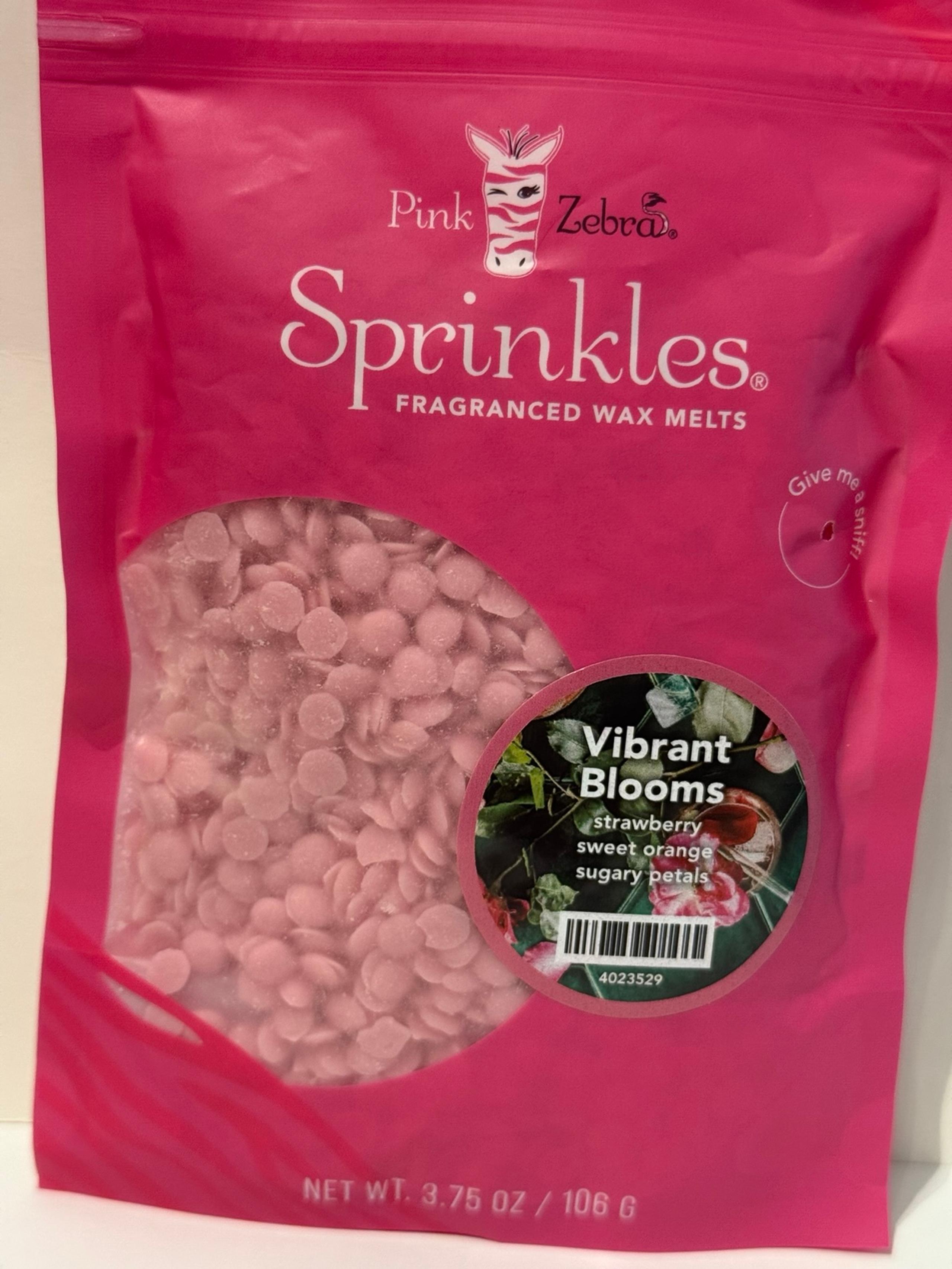 Pink Zebra Vibrant Blooms Sprinkles