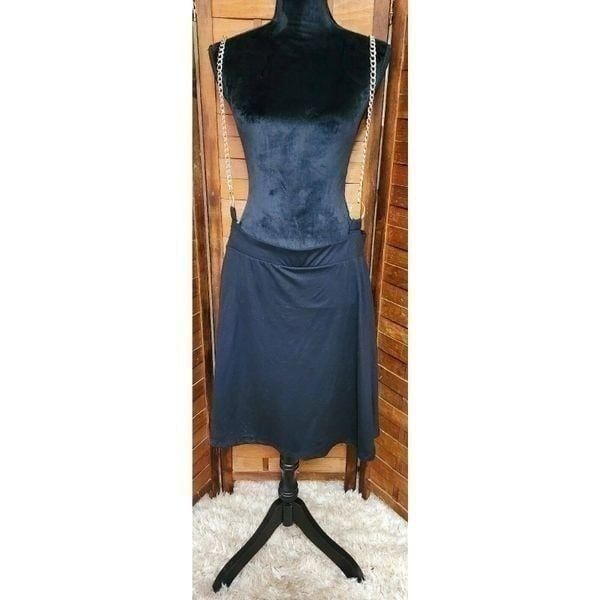 Hot Topic Black Chain Suspender A Line Skirt Plus Size 3X Women's Punk Rock