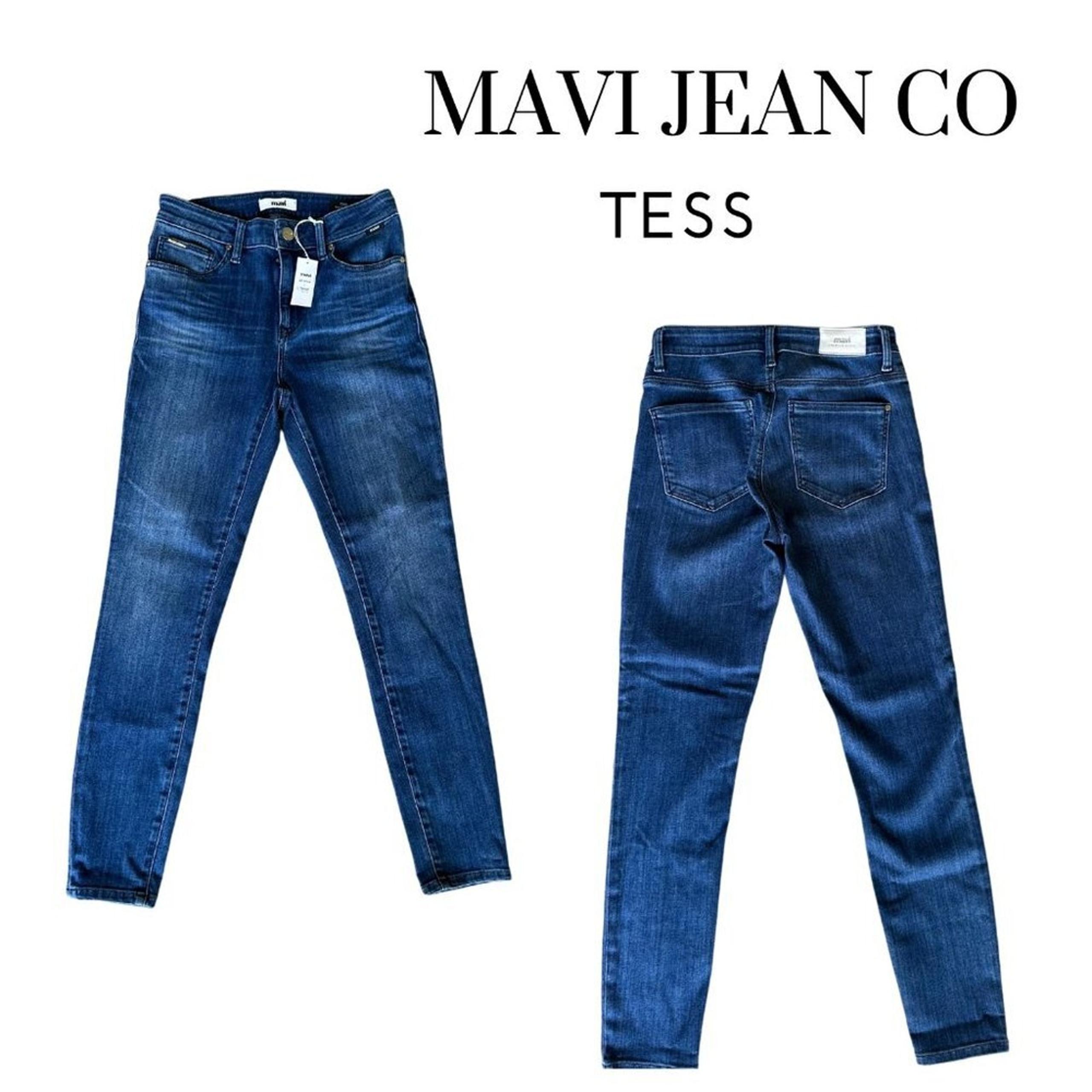 Mavi Tess Super Skinny Women's Jeans In Smoky Blue Stretch Size 27 - Mavi Jeans