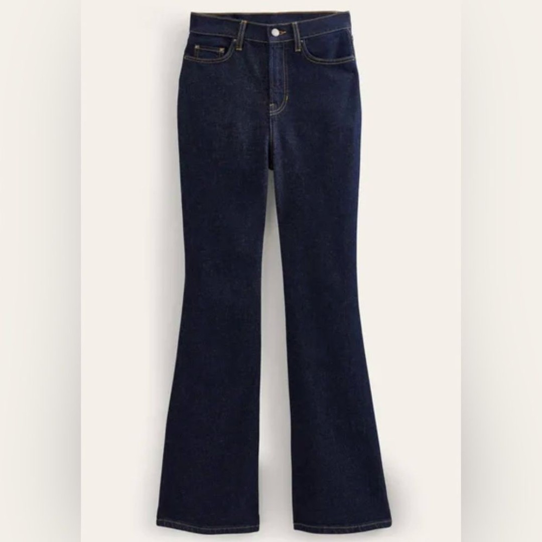 Boden High Rise Flare Indigo Jeans Women’s Size 6