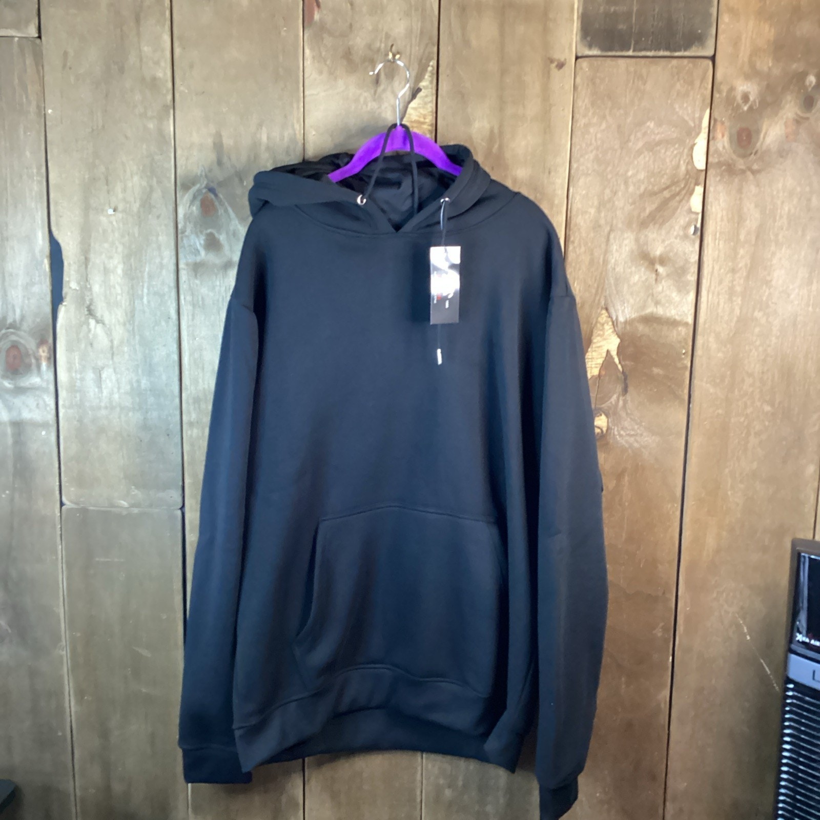 Women's Rudolph Heavyweight Hoodie, Size 2XL, Black