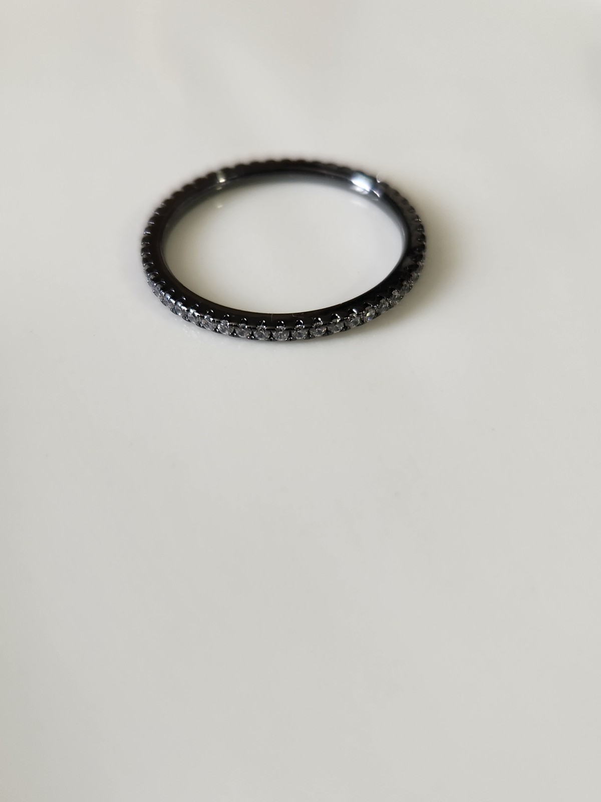 New sterling silver zirconia ring