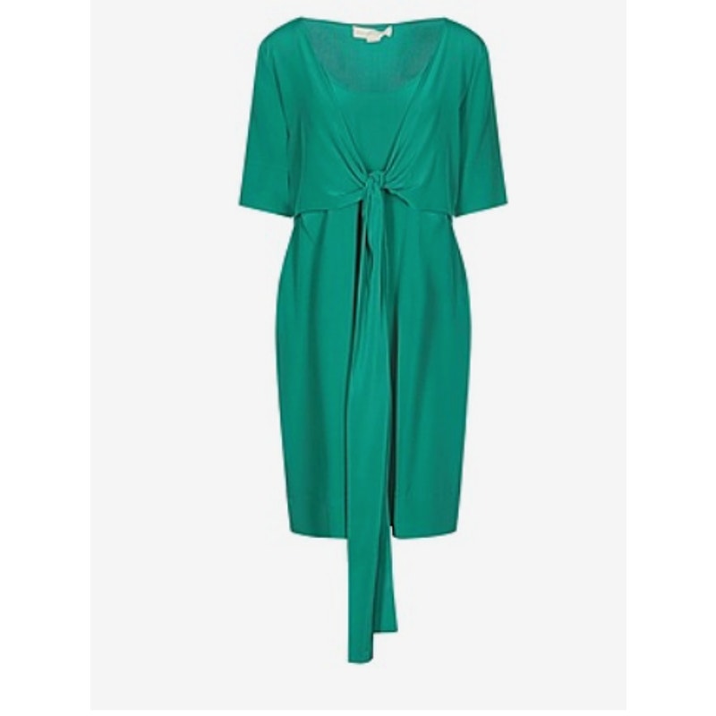 Stella McCartney Sheath Dress Emerald Green Size 10