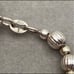 Rare Silpada B0242 Fluted Sterling Silver and Brass Bead Bracelet