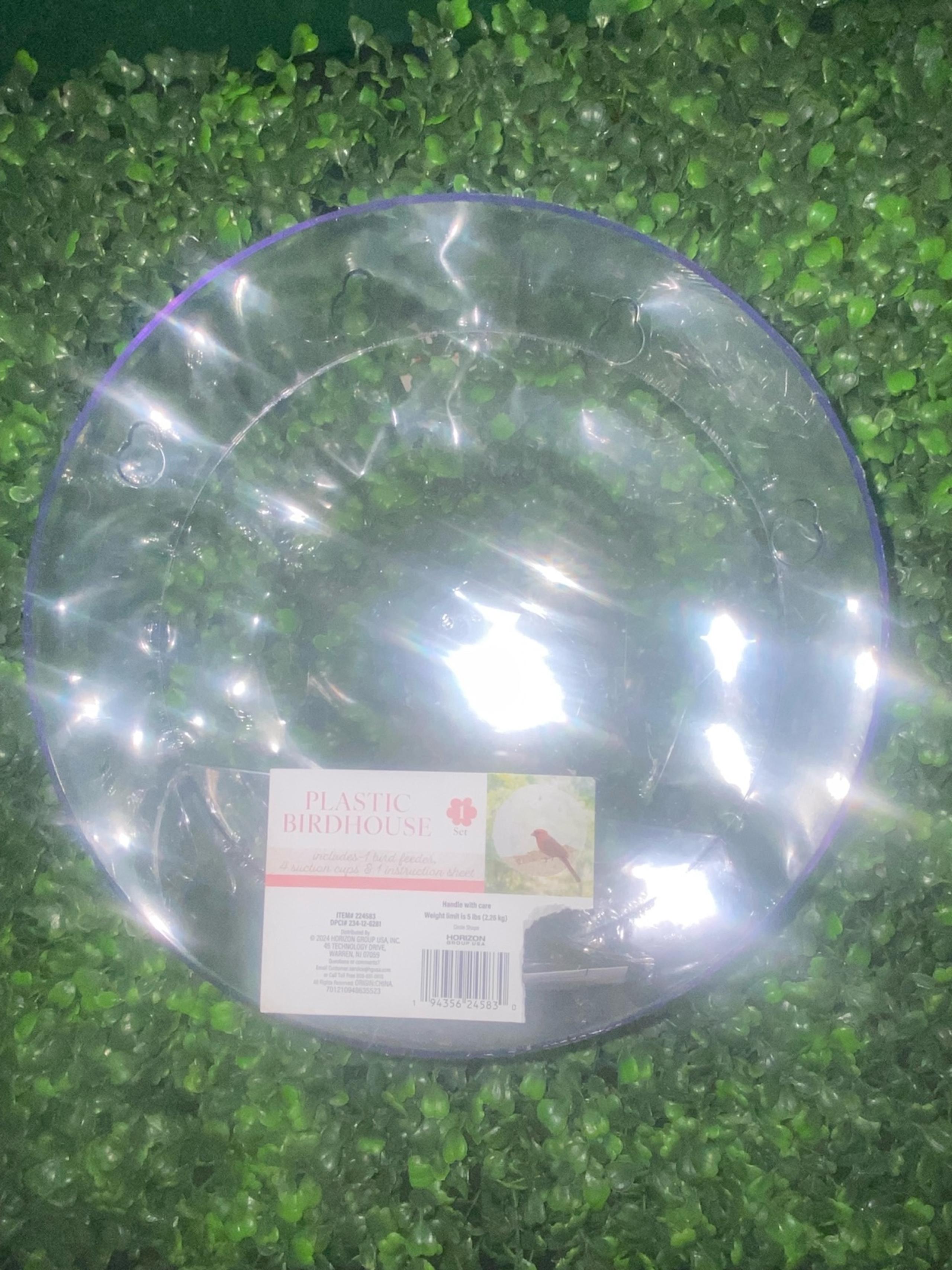 Target 1ct Bird round clear Feeder house