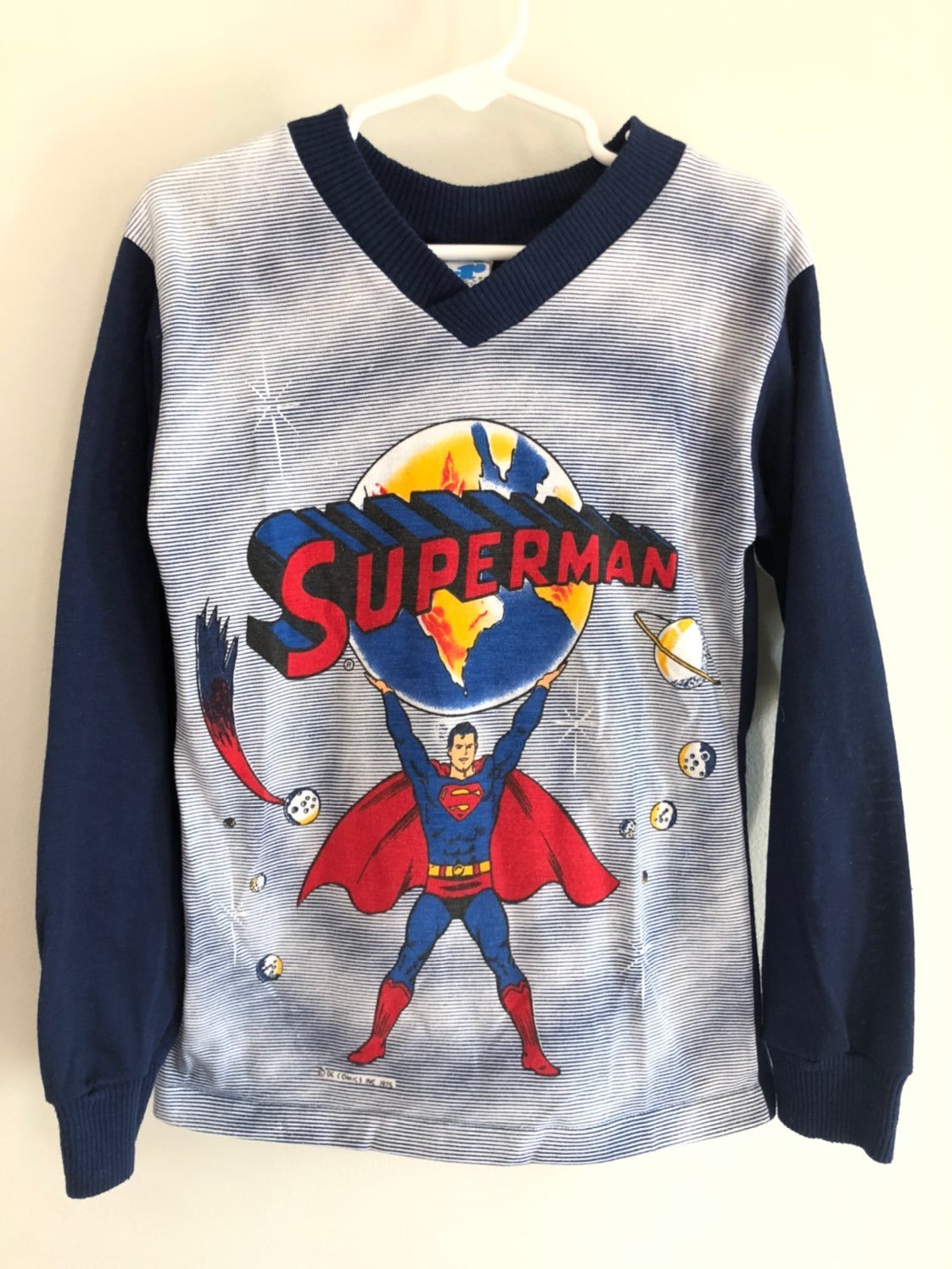 Vintage 1975 DC Comic Superman Shirt