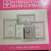 international silver company frame and clock set