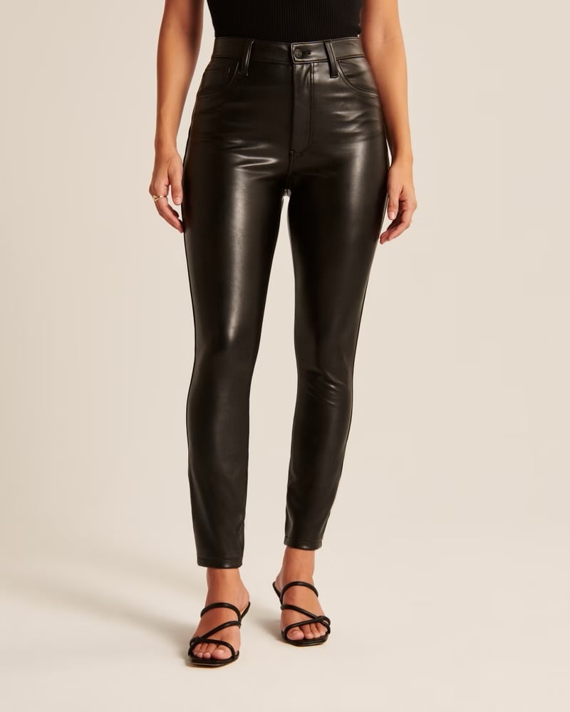 Abercrombie and Fitch Curve Love Leather Pants