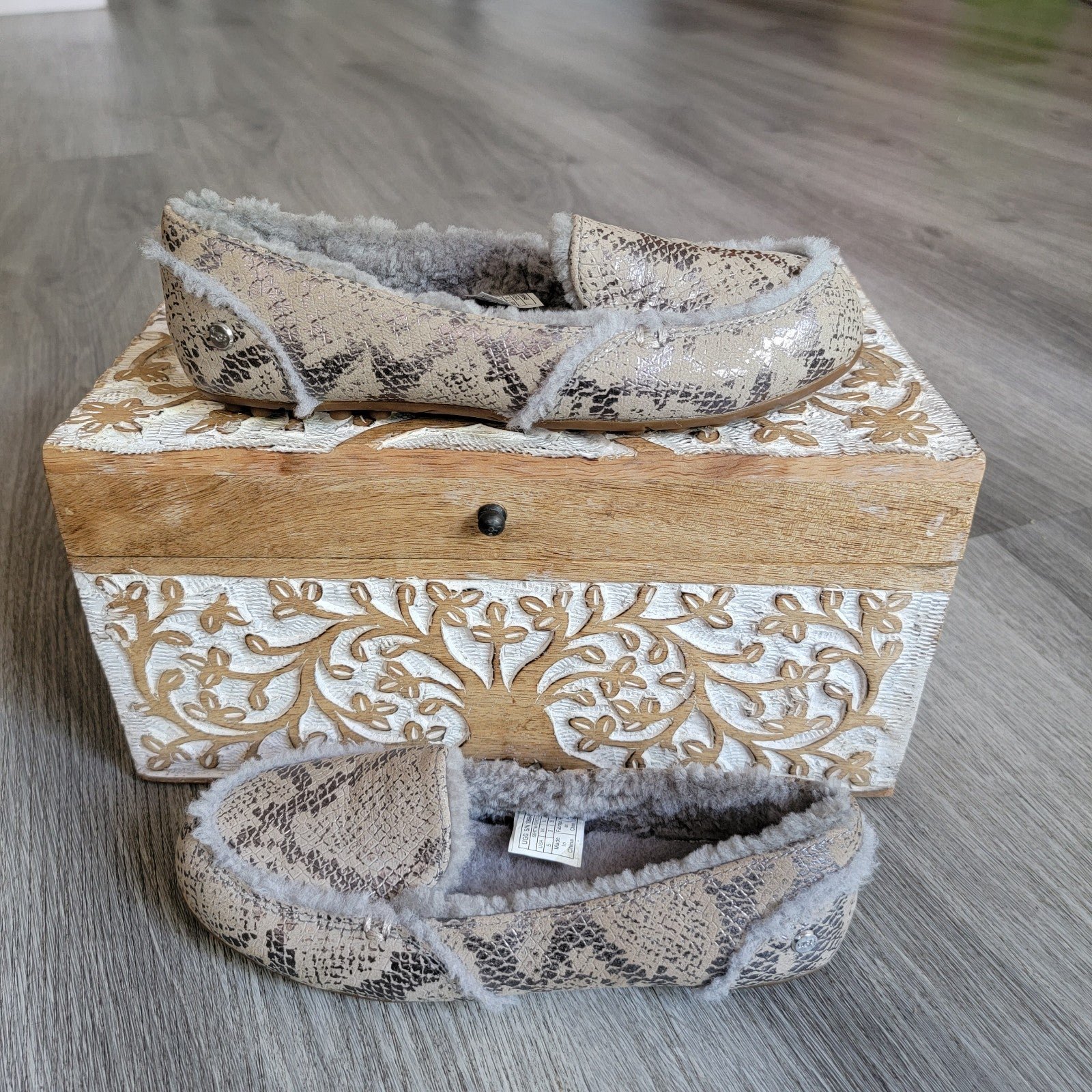 UGG Harkley Metallic Snake Slippers
