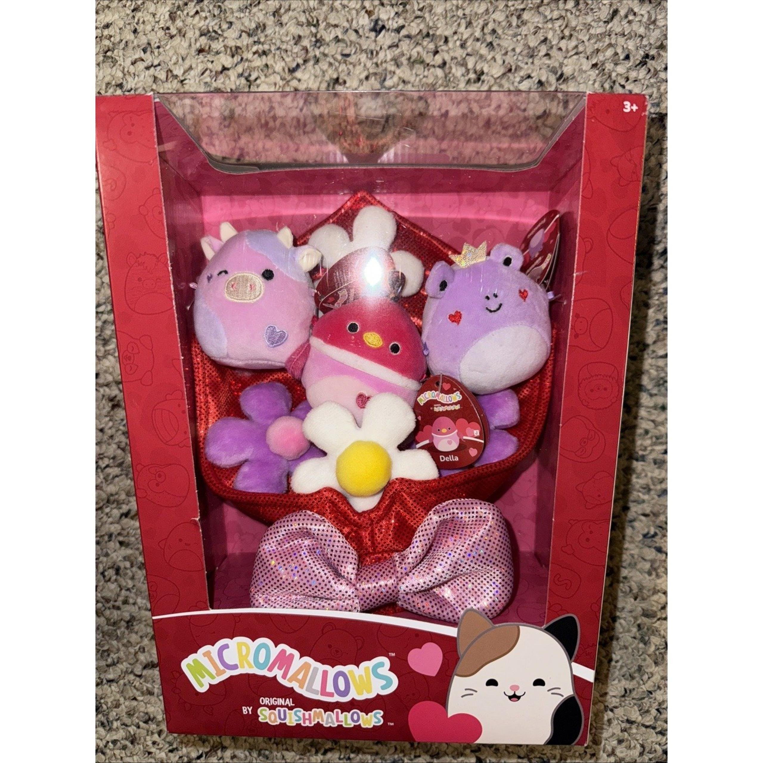 MICROMALLOWS SQUISHMALLOWS VALENTINES PLUSH BOUQUET **NEW**