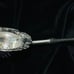 1107 Sterling Silver Vintage Tea Strainer with Wooden Handle