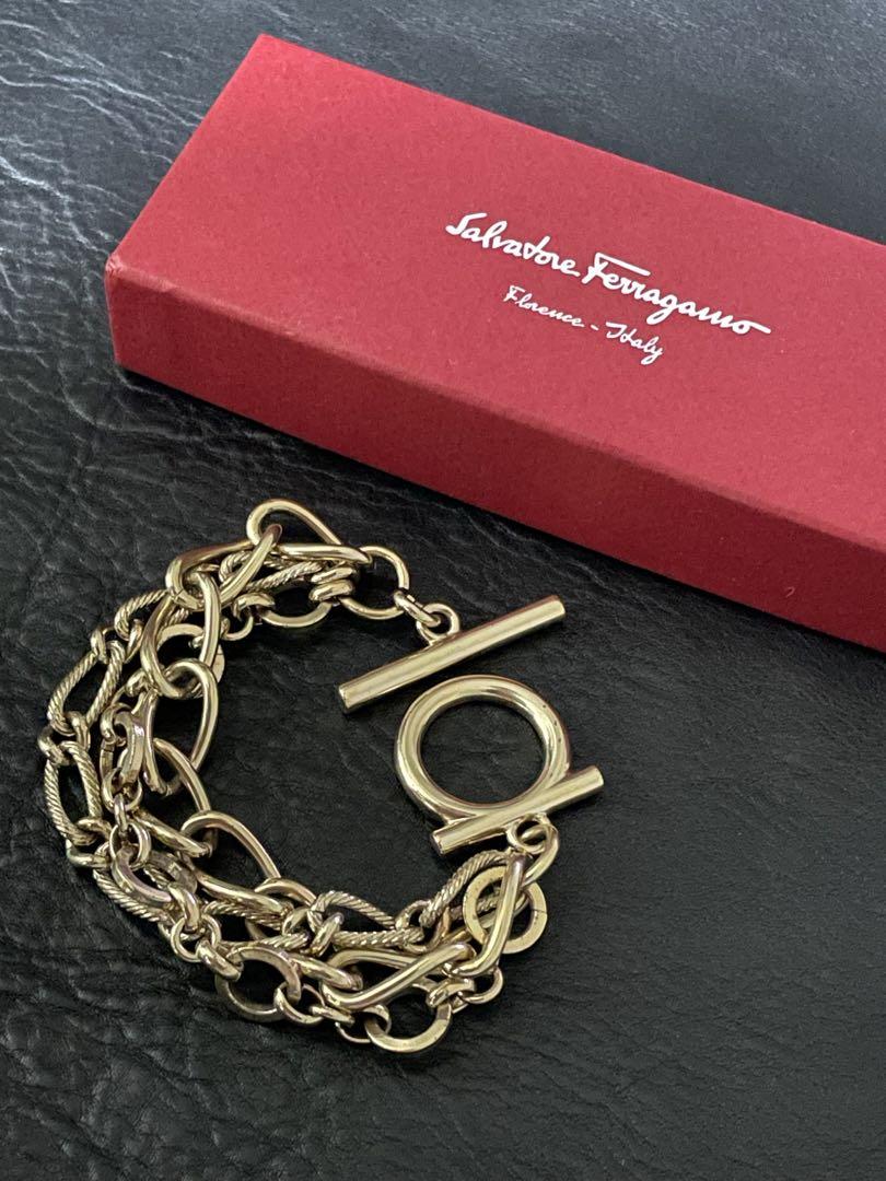 Extremely Rare Salvatore Ferragamo Vintage 4-Strand Bracelet