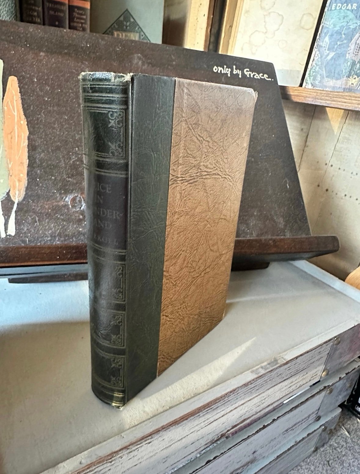 Alice Adventures in Wonderland VINTAGE Book Lewis Carroll ~ ULTRA RARE~