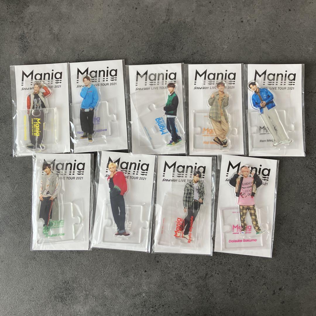 SnowMan Mania Acrylic Stand 9-piece Set, Bulk Sale