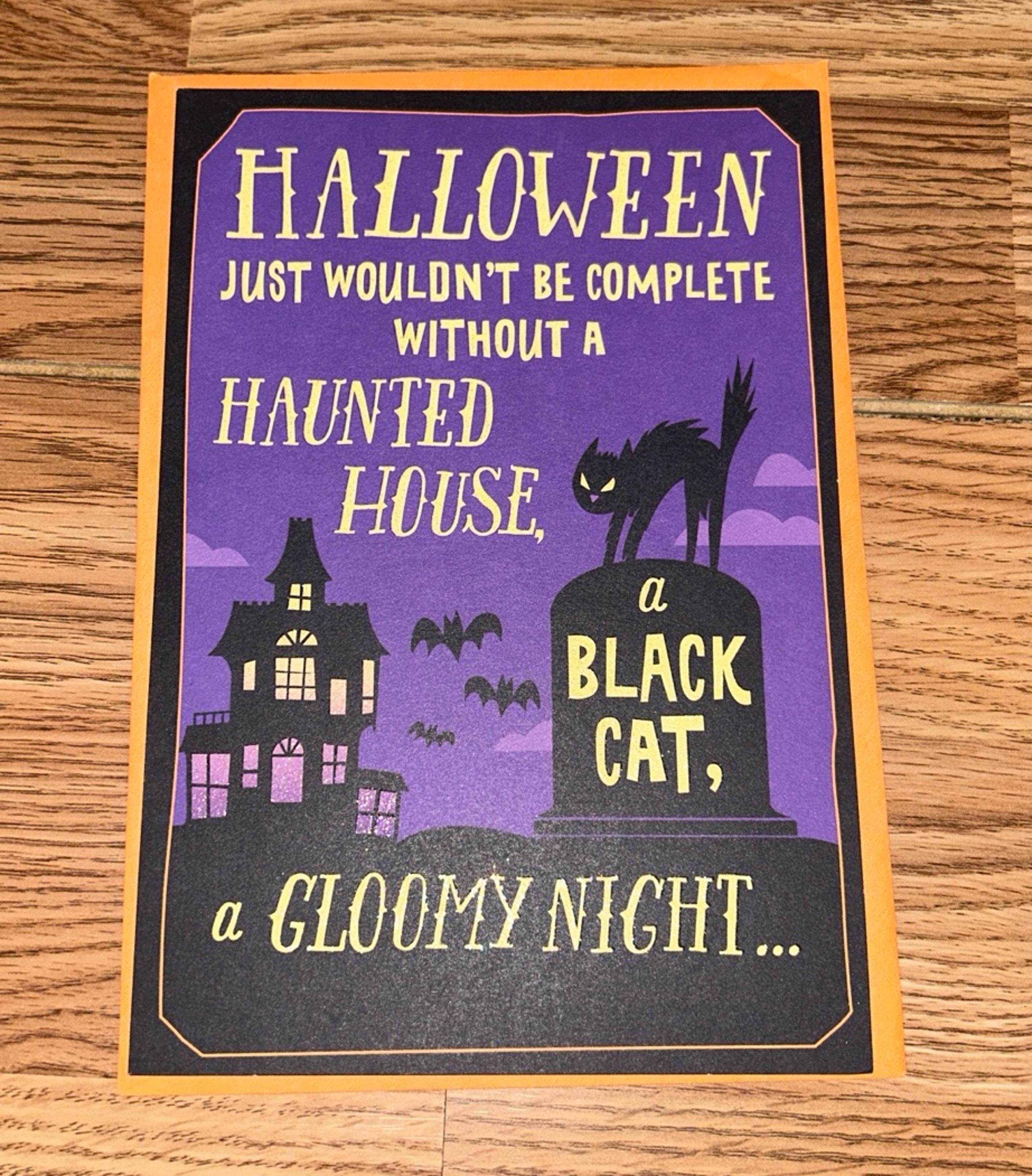 Expressions from Hallmark Halloween Card NEW with Envelope
