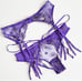 LARGE Victoria’s Secret purple garter belt + panty set