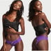 LARGE Victoria’s Secret purple garter belt + panty set
