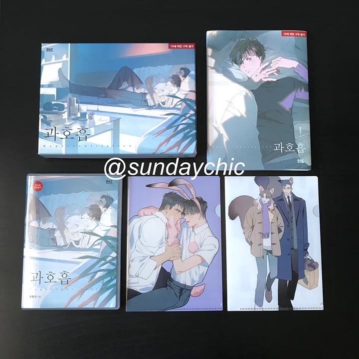 Yaoi Hyperventilation DVD ENGLISH Manhwa Clear File Set Boys Love BL