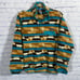 Patagonia Women's Lightweight Synchilla Snap-T Pullover Aztec Print Tan & Blue M